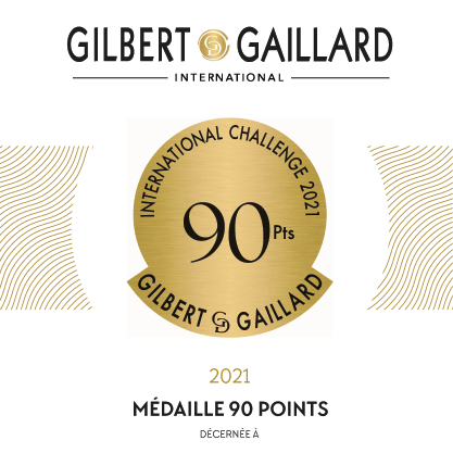 Médaille 90 points "Gilbert et GAILLARD"