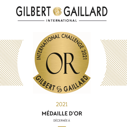 Médaille d'or 2021 "GILBERT et GAILLARD"